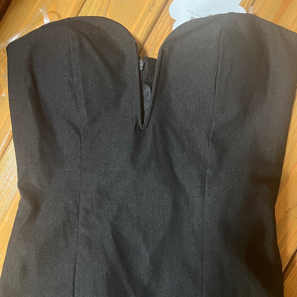 Strapless Black Dress